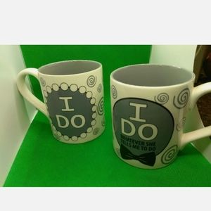 I DO WHATEVER SHE TELLS ME TO DO Wedding Mug Set o
